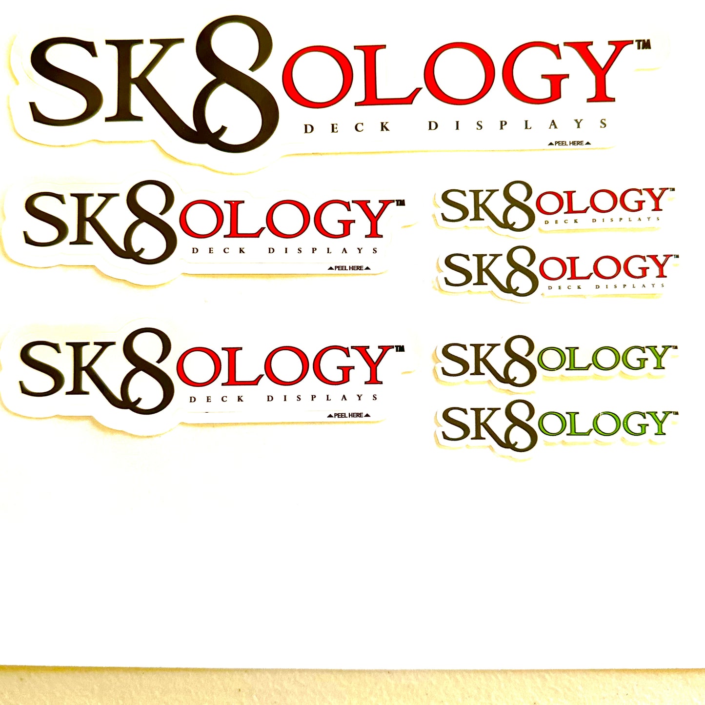 Sk8ology Sticker pack of 7